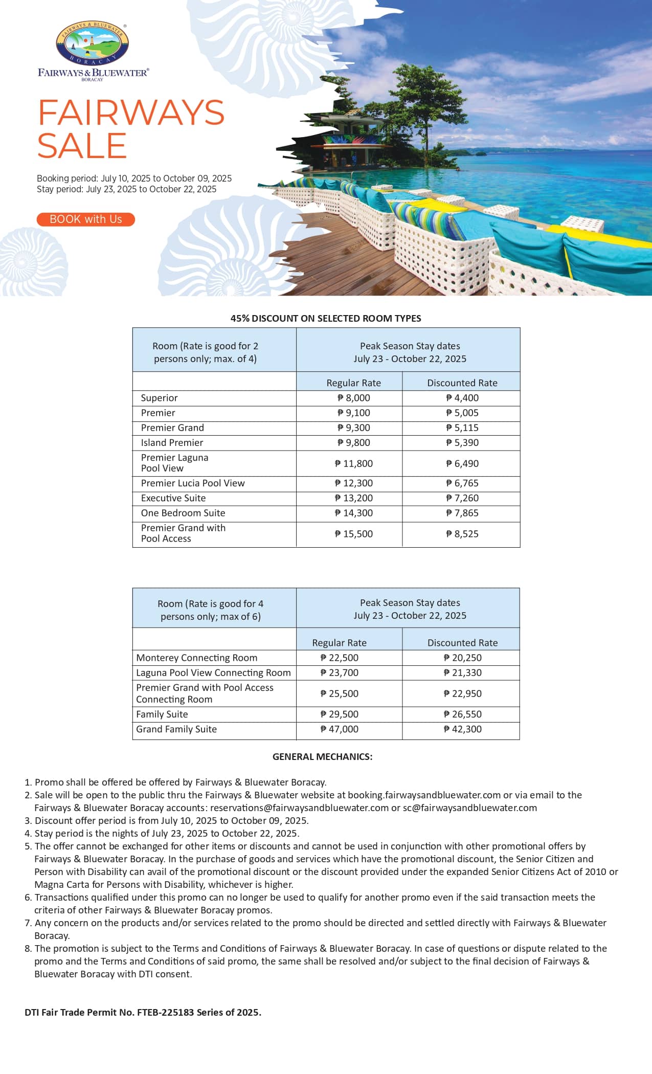 FAIRWAYS SALE